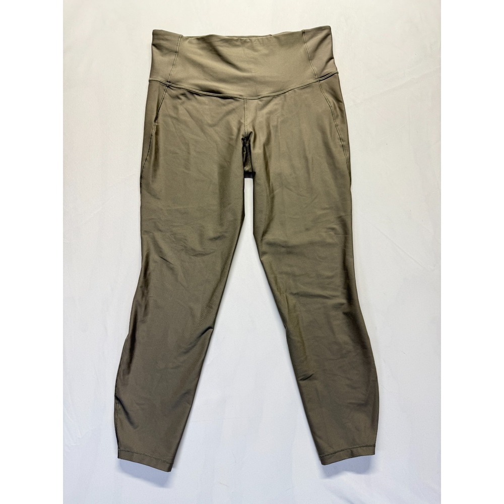 All In Motion Leggings Womens Large Brown Nylon High Rise Athletic Yoga casual